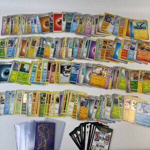 Pokemon 200+ Card Lot, All Pictured Holos Uncommons Rares Commons
